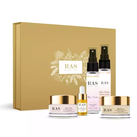 RAS Luxury Oils 5-Step Skin Brightening Bestsellers Set (Minis)