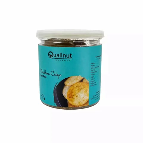 Qualinut Gourmet | Khakhra Crisps | Peri Peri | 150 Gm Each | Pack of 2