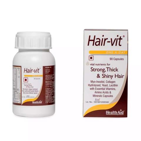 HealthAid Hair-vit - Multivitamins for Hair (90 Capsules)