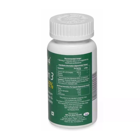 HealthAid Curcumin 3 - Standardised with Bioperine 95% (30 Capsules)