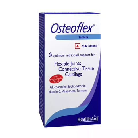 HealthAid Osteoflex with Hyaluronic - 90 Tablets for Bone and Joint Support