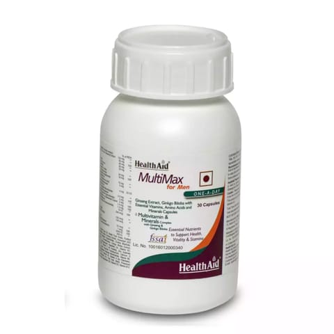 HealthAid MultiMax for Men - Multivitamins for Men (30 Softgel)