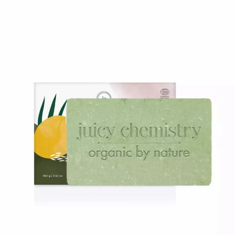 Juicy Chemistry Lime, Ginger & Rice Soap , 100 gms