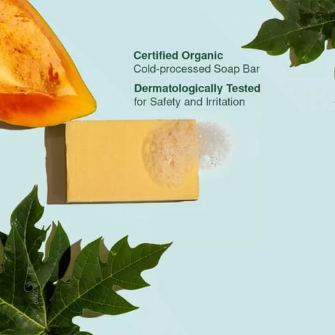 Juicy Chemistry Papaya, Apricot & Mandarin Soap Bar 100 gm/3.53oz