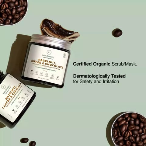 Juicy Chemistry Hazelnut, Coffee & Chocolate Face Scrub 75g