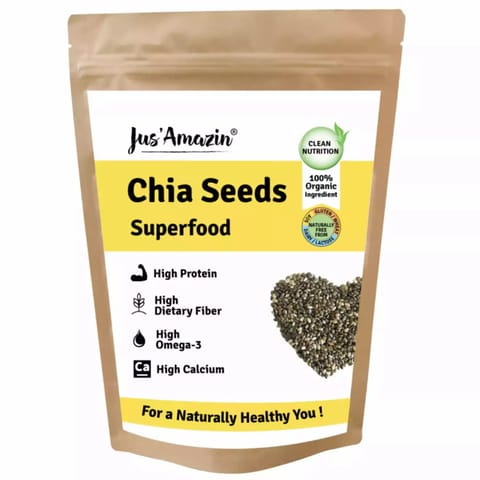 Jus Amazin Organic Chia Seeds 500g