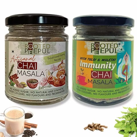 Tea Masala Combo: Artisanal Chai Masala & Immunity Chai Masala