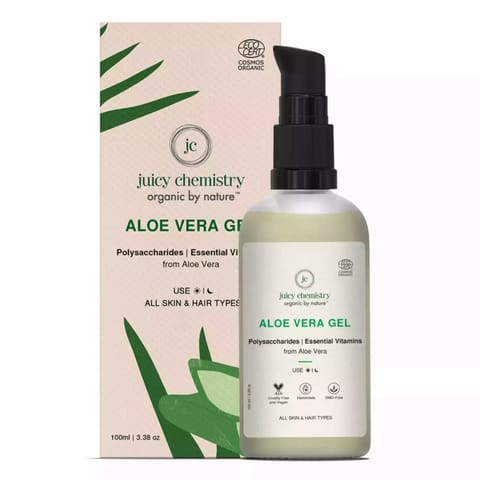 Juicy Chemistry Aloe Vera Gel for Face, Hair & Body (100 gms)