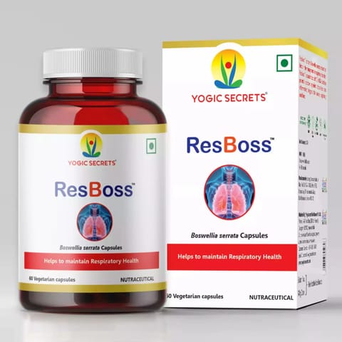 Yogic Secrets ResBoss - Respiratory Health, 60 capsules