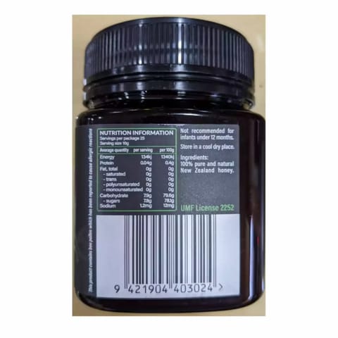 TT Nxt Foods Premium Manuka Honey UMF 10+| 250 gms