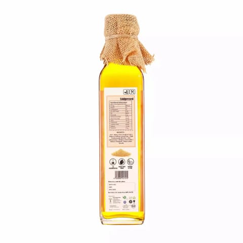 PURE & NATURAL COLDPRESSED YELLOW MUSTARD OIL - 250 ML