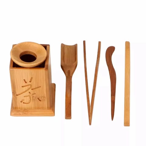 Radhikas Fine Teas and Whatnots Oriental Bamboo Tea Spoon Set - The Essential Tool for Tea