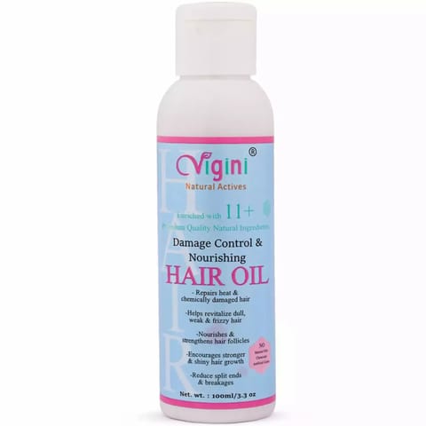 Vigini Natural Damage Repair Nourishing Hair Care Vitalizer Tonic Oil For Fall Loss Thinning 100ml