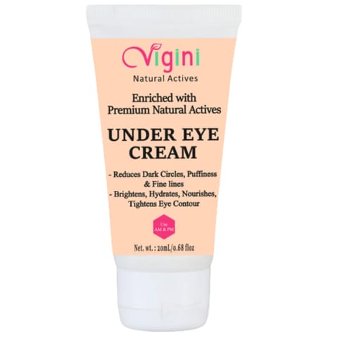 Vigini Under Eye Lift Dark Circle Wrinkles Puffiness Removal Gel Cream Radiant Boosting Men Women