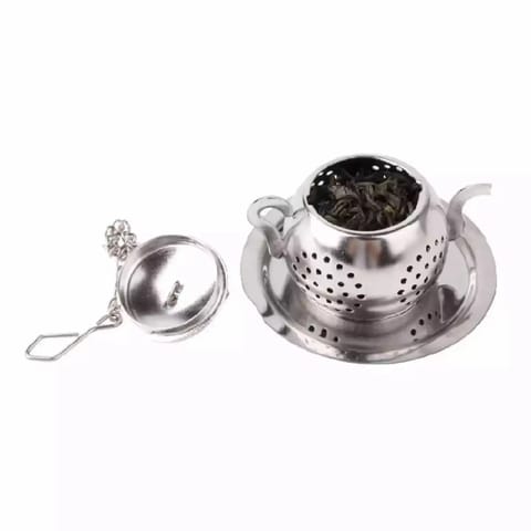 Radhikas Fine Teas and Whatnots Mini Teapot Strainers - Stainless Steel - Cute and Functional
