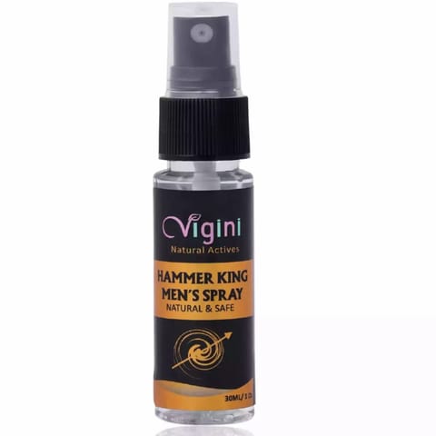 Vigini Natural Hammer King Intimate Deodorant Spray Men Long Time Delay Pleasure Sensual Male 30 ml