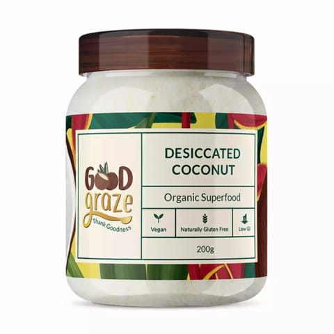Good Graze Desiccated Coconut 200 gms- Box of 2