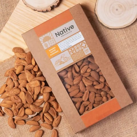 Native Organica Mamra Super Almonds 200 gm