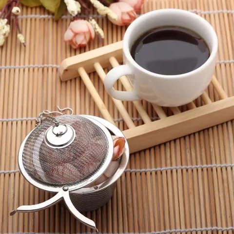 Radhikas Fine Teas and Whatnots Steel Infuser, Bucket Mesh - How to Make the Perfect Cup of Tea