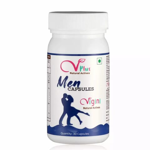 Vigini Long Time Stamina Strength Power Testosterone Erection Performance Booster for Men 30 Caps