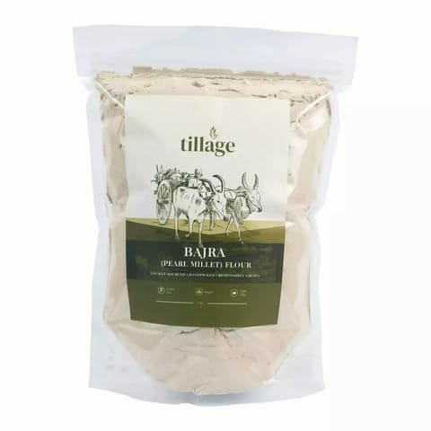 Tillage Bajra Bhakri Combo (Bajra Flour, A2 Ghee) 1.25kg