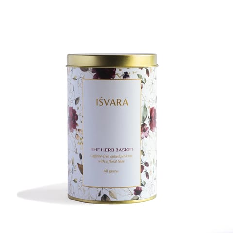 Isvara Caffeine Free Spiced Pink Tea | The Herb Basket (30 servings | 40 grams)