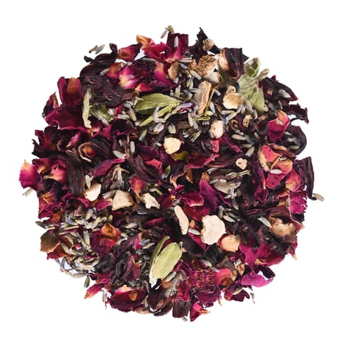 Isvara Caffeine Free Spiced Pink Tea | The Herb Basket (30 servings | 40 grams)