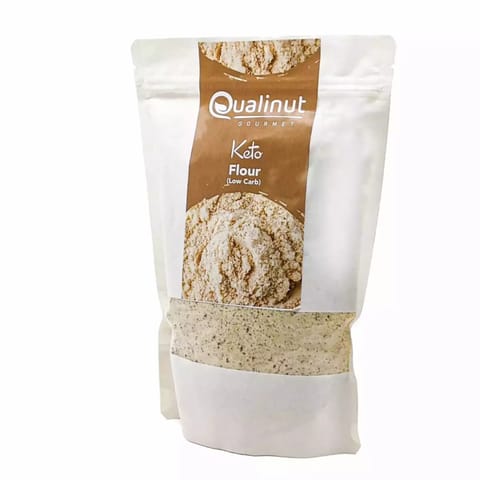 Qualinut Gourmet Keto Flour (Low Carb) (Pack of 2 - 500 G Each)