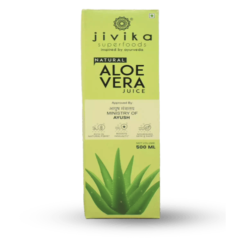 Jivika Superfoods| Naturals AloeVera Juice 500ml - Pack of 2