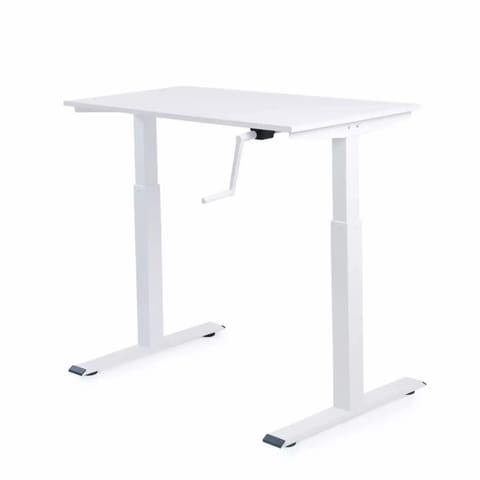Fitizen Open (Manual) With Top Ergonomic Height Adjustable Standing Desk/Work from Home Desk (DIY)