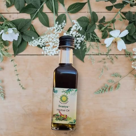 Svastya Organic Farms -Wild Forest Herbal Hair Oil (100ml)