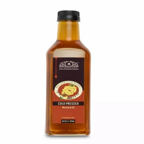 The Mmasala Box Co. Cold Pressed Black Mustard Oil (1 Litre)