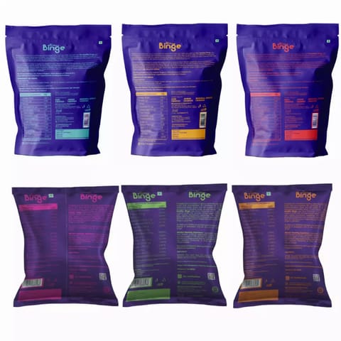 The Healthy Binge Assorted Millet Chips Pack of 7