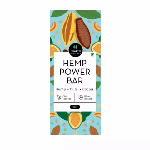 Health Horizons Protein Bar Gluten-free, Vegan For Energy and Fitness - 50 g (Pack of 2)