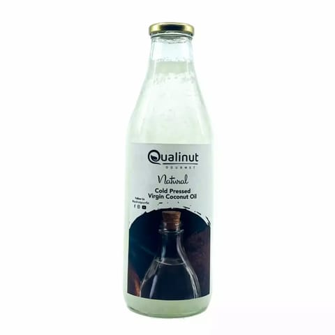 Qualinut Gourmet Natural Cold Pressed Coconut Oil (1 L)