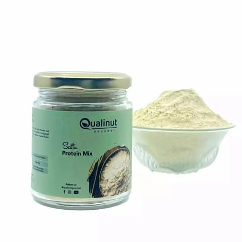 Qualinut Gourmet Healthy Sattu Protein Mix Pack Of Three 100 Gm Each