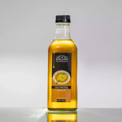 The Mmasala Box Co. Cold Pressed Yellow Mustard Oil (1 Litre)