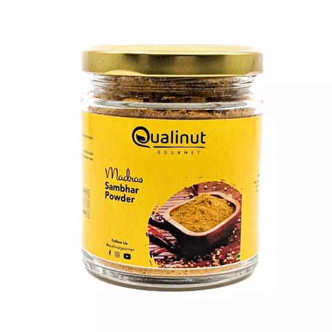 Qualinut Gourmet Madras Sambhar Powder | Pack of Two | 100 Gm Each