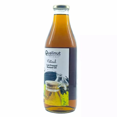 Qualinut Gourmet Natural Cold Pressed Mustard Oil  (1 L)