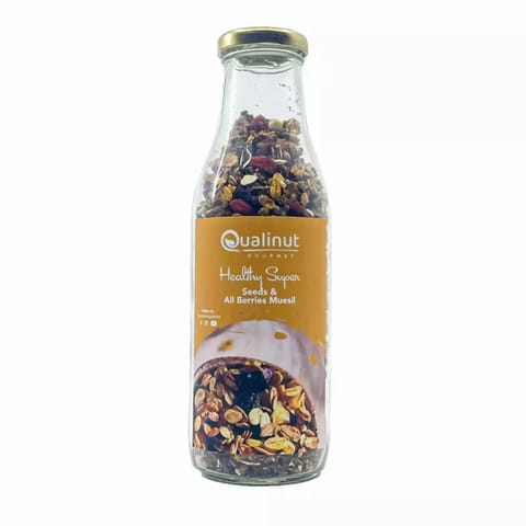 Qualinut Gourmet Healthy Super Seeds And All Berries Muesli (300 gms)