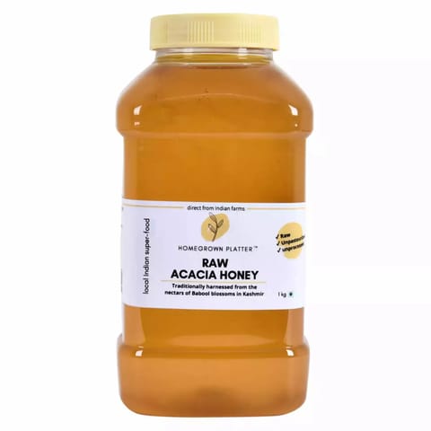 Homegrown Platter Kashmiri Raw Acacia Honey 500 gms