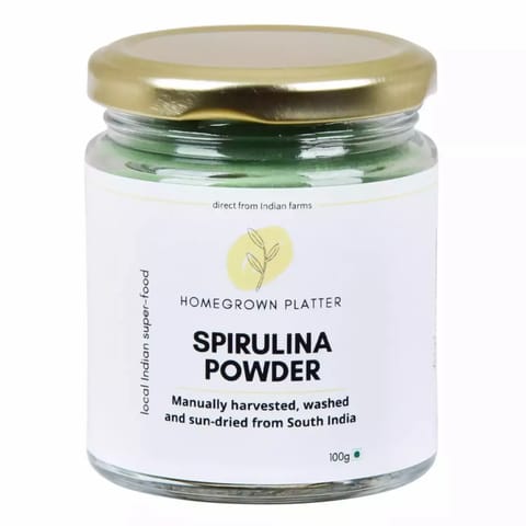 Homegrown Platter Sun dried Spirulina Powder 100g