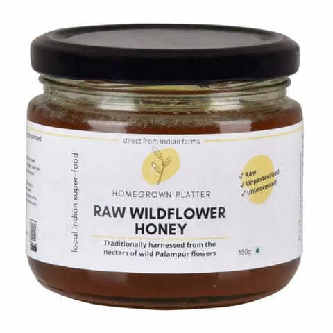 Homegrown Platter Raw Wildflower Honey 350g