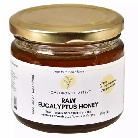 Homegrown Platter Raw Eucalyptus Honey 350g