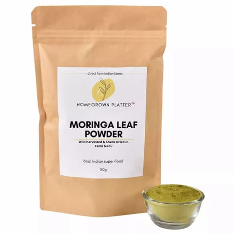 Homegrown Platter Moringa Powder or Sehjan Leaves Powder (150 gms)