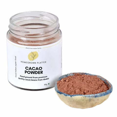 Homegrown Platter Cacao Powder (80 gms)