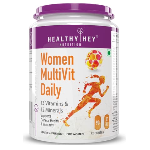 HealthyHey Nutrition Women Multi Vitamin daily (90 Capsules)