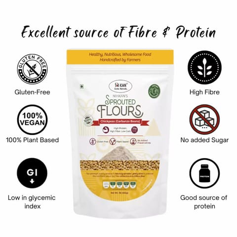 NIHKAN Sprouted Chickpeas Flour 454g