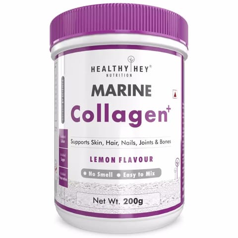 Healthyhey Nutrition Marine collagen powder 200g Lemon