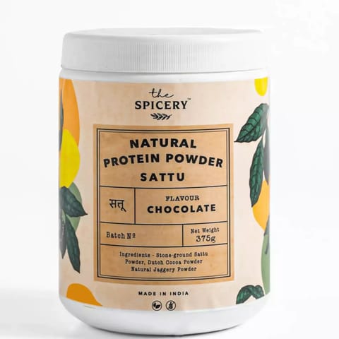 The Spicery Sattu Powder Chocolate Flavour 375g